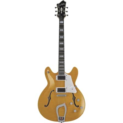 Hagstrom Super Viking Dandy Dandelion Flame - Semi Acoustic Guitar image 1