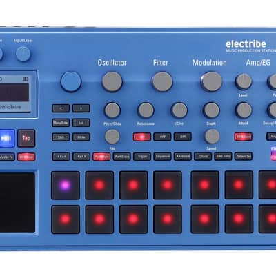 Korg ELECTRIBE2BL 16-Part Drum Machine with Analog Modeling, Velocity-Sensitive Pads and Effects image 1