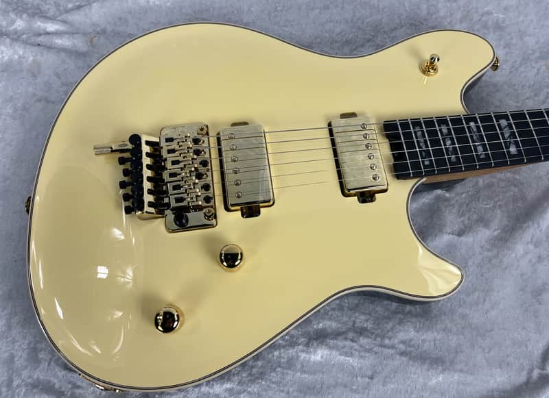 IN-STOCK! USA EVH WOLFGANG CUSTOM SHOP FR GUITAR / TUXEDO WHITE & BLACK image 1