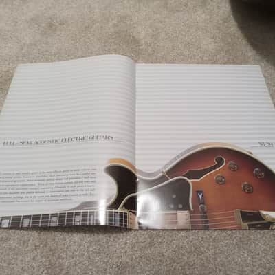 Vintage 1983/1984 Ibanez "Full and Semi Acoustic Electric Guitars" Catalog! Rare, Original Case Candy, Paperwork! image 2