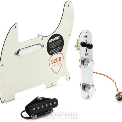 920D Custom Texas Vintage Loaded Telecaster Pickguard - Parchment (920DTVTELEPPGd1) image 3