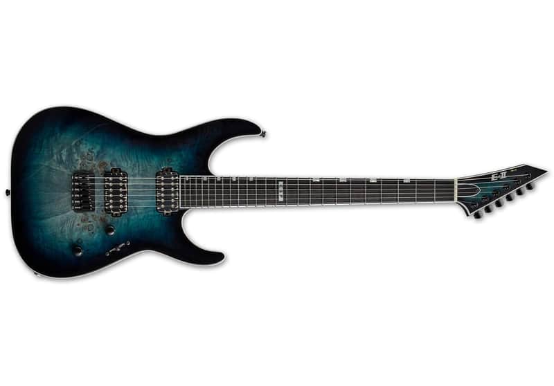 ESP E-II M-II HT MBLUB - Mercury Blue Burst