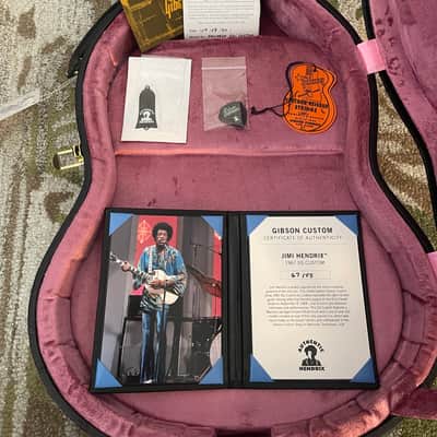 Gibson Custom Shop Jimi Hendrix Signature '67 SG Custom Reissue 2020 - 2021 - Aged Polaris White image 12