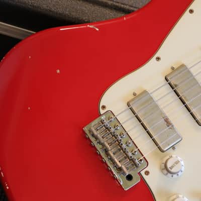 2021 K-Line Del Mar Electric Guitar Factory Relic Dakota Red + COA HSC image 4