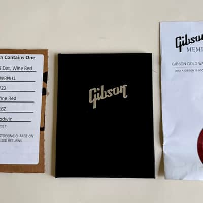 2017 Gibson Memphis ES-335 Dot Wine Red image 12