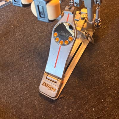 Pearl P3002C Eliminator Demon Chain-Drive Double Bass Drum Pedal 2010s - Silver / Grey image 2