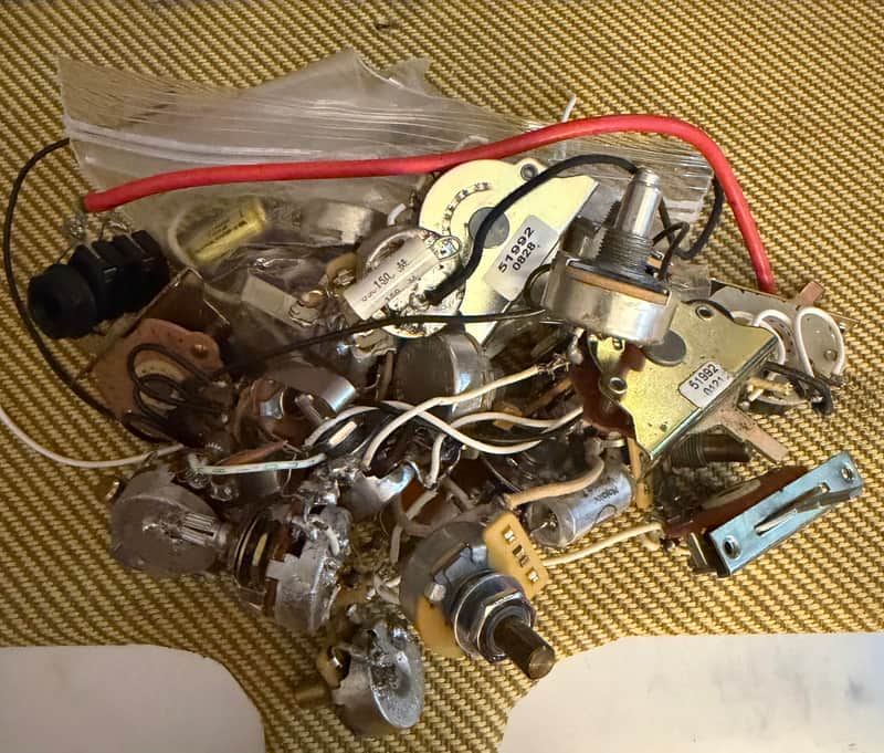 8 Fender Custom Shop Nocaster Telecaster Tele Strat Harness Assembly CTS 250K 250 K 1950's 1960's Better Than Callaham Gotoh Allparts MJT Nash Glendale Gatton Buchanan