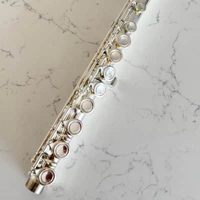 Powell Sonaré PS-101 Flute in C, offset G, with original case and accessories. - Silver Plated image 9