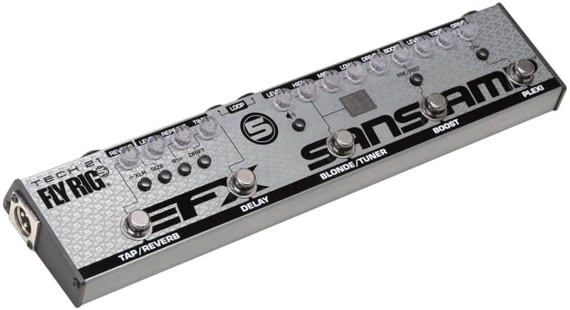 Tech 21 Fly Rig 5 V2 Multi-Effects Pedal with Overdrive, 12dB Boost and Integrated SansAmp image 1