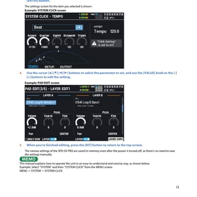 Roland SPD-SX Pro — 4 in 1 Owners Manual Guide Guide — 228 Pages — USA Made image 6
