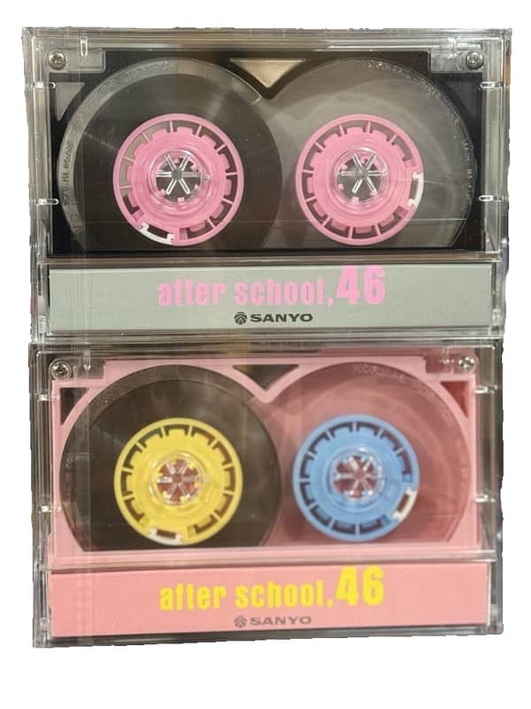Sanyo After school 46 Rare Vintage Cassette Blank 1 piece Japan Collectible image 1