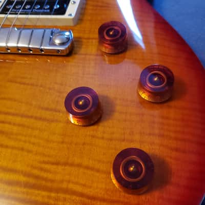 PRS 245SE | Flame Maple Sunburst top / Red body | All Gloss finish | Serial No. Q10404 | MIK image 10