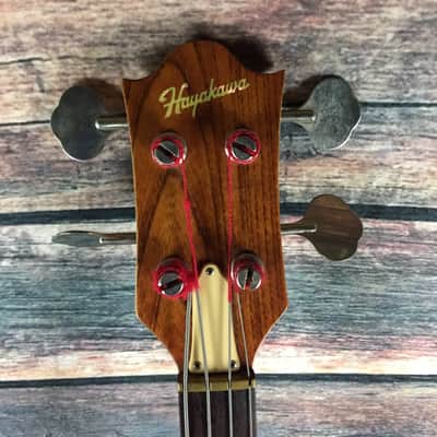 Used Hayakawa Eagle Neck Through 4 String Electric Bass with Case image 3