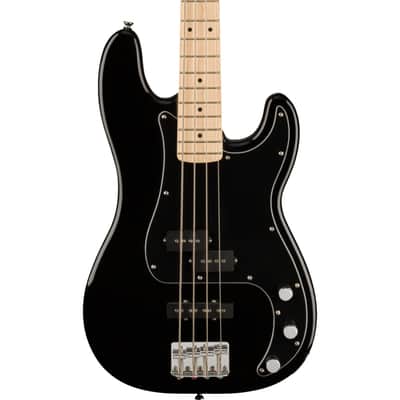 Squier Affinity Series PJ Precision Bass Guitar - Black image 1