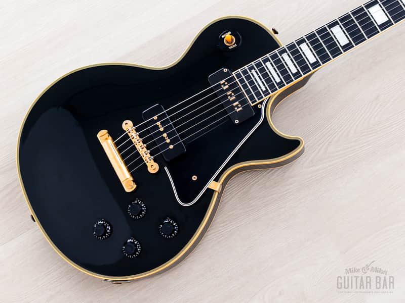 1994 Gibson Historic Les Paul Custom 1954 Reissue LPB4 Ebony, Near-Mint w/ Hangtags, Case image 1