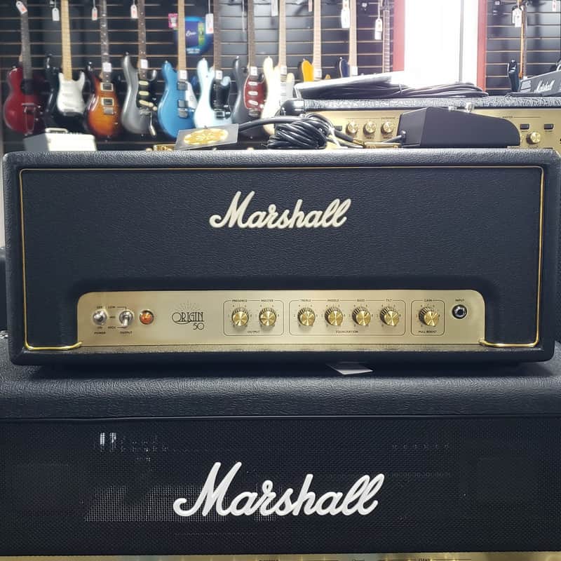 Marshall Origin ORIGIN50H 50-Watt All Tube Guitar Amp Head image 1