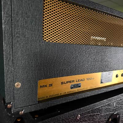 Marshall JMP 1959 MK II Super Lead 2-Channel 100-Watt Guitar Amp Head 1978 - Serviced image 12