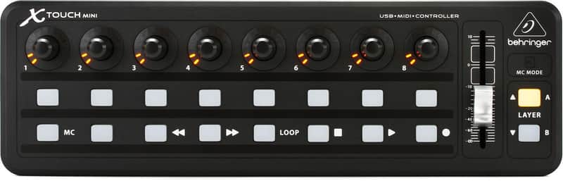 Behringer X-TOUCH MINI Ultra-Compact USB DAW Control Surface | Reverb