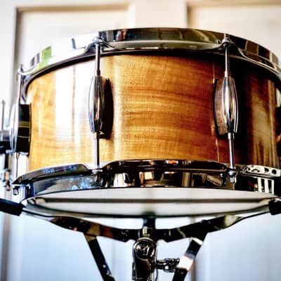 Doc Sweeney Drums 14x6.5 Legend Series Steam Bent Myrtle Snare Drum 2019 Natural image 3
