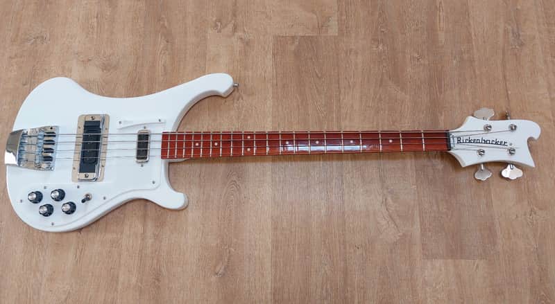 2018 Rickenbacker 4003S 2018 Snowglo White Bass Guitar image 1