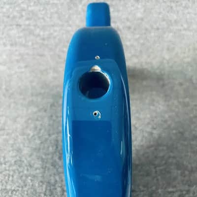 Blue 5/6 String Bass Basswood Body image 7