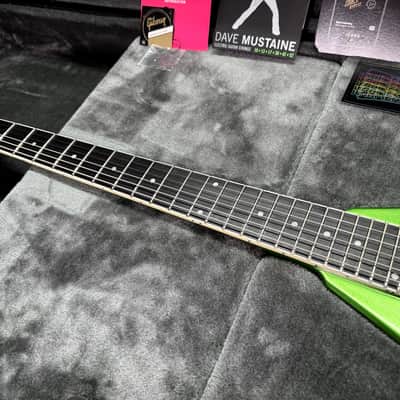 2023 Kramer Dave Mustaine Vanguard Rust In Peace - Alien Tech Green image 4