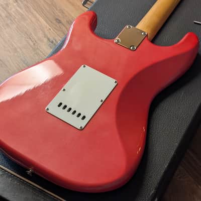 1984 Tokai Goldstar Sound TST-55 Electric Guitar Vintage RARE Pearl Pink Metallic All Original image 20