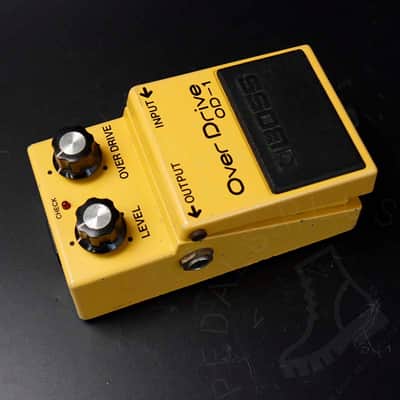 Boss OD-1 Over Drive (Black Label) 1977 - 1985 - Yellow image 2