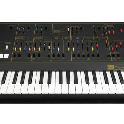 Korg ARP Odyssey Rev2 Black/Gold with SQ-1 Sequencer, 2018 image 4