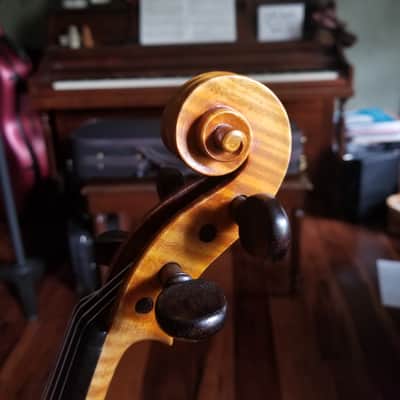 Revived Neuner & Hornsteiner 4/4 Violin Mittenwald Antique Vintage Fiddle w/ Original Case & Two Bows image 7