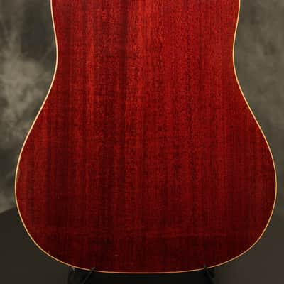 1966 Gibson B-45-12 string Dreadnought flattop acoustic Cherry Sunburst image 21