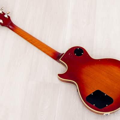 1983 Greco Mint Collection EGC68-50 Custom Cherry Sunburst w/ Screamin PAFs, Japan Fujigen image 12