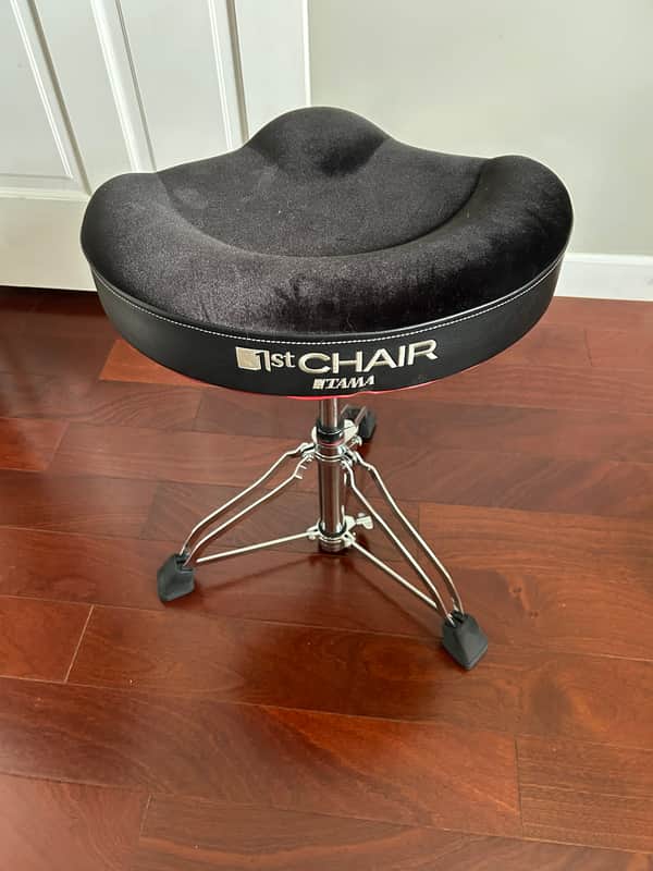 Tama Glide Rider 1st Chair Red/Black image 1
