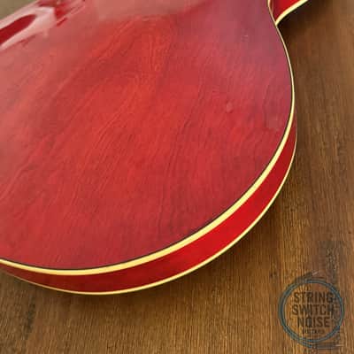 Yamaha SA700, “335” Guitar, 1977, Persimmon Red, 1ST YEAR PRODUCTION image 7