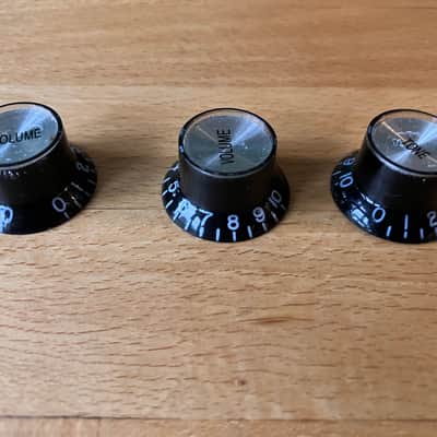 Epiphone Thunderbird Bass Guitar Control Knobs x 3 2010 China Ltd Edition Custom Shop image 2