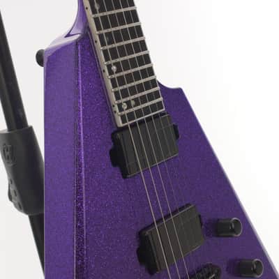 ESP USA Custom Shop Arrow V II FLBH  - Purple Sparkle imagen 8