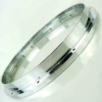 Yamaha 14"12-Lug Batter Snare Drum Rim/Hoop Die-Cast Aluminum Marching Japan 80s image 3