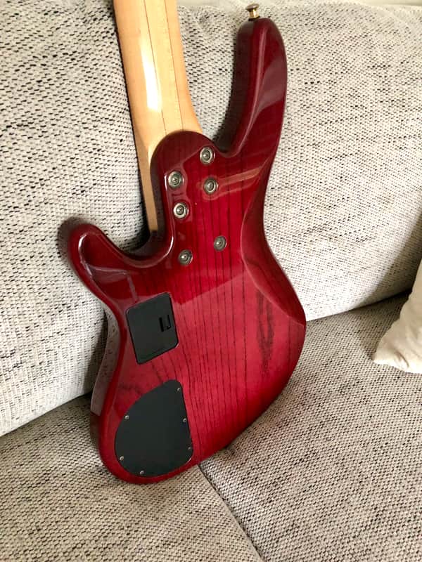 Yamaha TRB-5II 1998 Magenta Burst | Reverb
