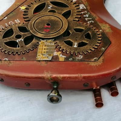 Streampunk custom right handed stratocaster 2020 Copper image 3