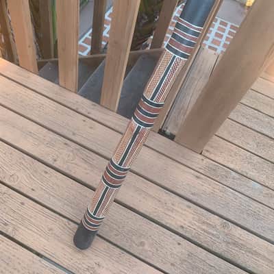 Didgeridoo Australian 1990 - Hand Painted image 1