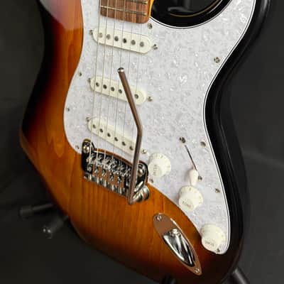 G&L Tribute Legacy Electric Guitar 3-Tone Sunburst Finish image 7
