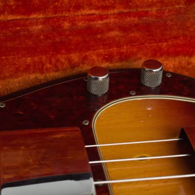 Fender Precision Bass Solid Body Electric Bass Guitar (1964), ser. #L38032, original black tolex hard shell case. image 15