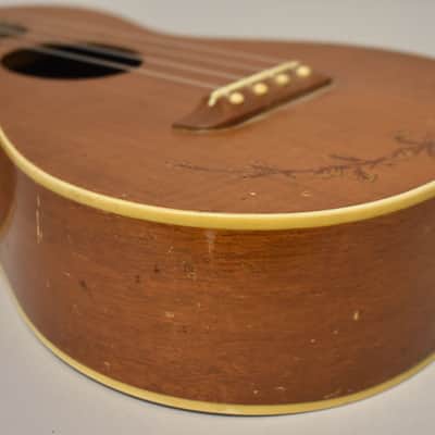 c. 1925 Lyon And Healy Washburn Style 703 Ukulele Natural Koa image 10