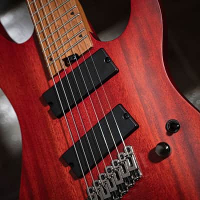 Cort KX307MS 7-String Multi-Scale (25.5†– 27â€) - Open Pore Mahogany image 23