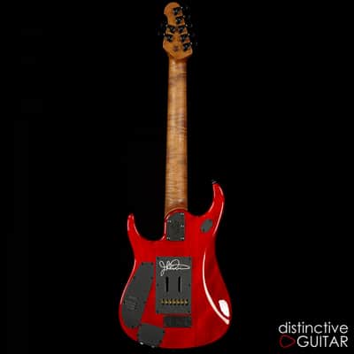 Ernie Ball Music Man John Petrucci BFR #62 JP15 7 String Blood Orange Burst Spalt Maple Top image 7