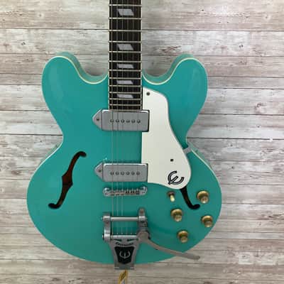 Used Epiphone  Casino VT 90s - Turqouise image 1