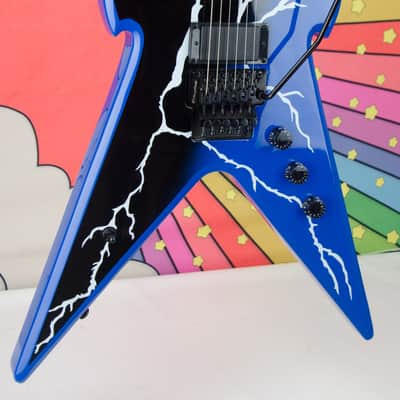 Used Firefly FFZVX Pro Zakk Wylde Warhammer Style Electric Guitar, Thunder Bolt Finish image 4
