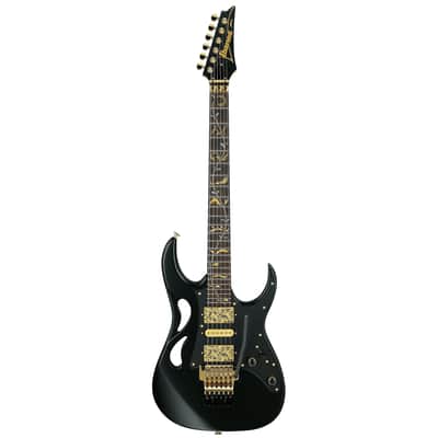 Ibanez PIA3761 Steve Vai Signature Electric Guitar - Onyx Black image 3
