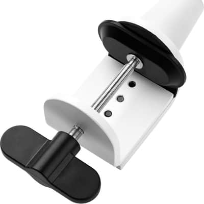 Shure by Gator SH-BROADCAST2 Shure Low-Profile Desktop Microphone Boom Stand, White image 7