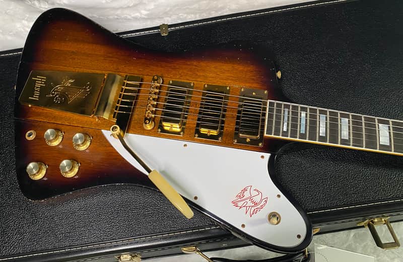NEW! Gibson Custom 1963 Firebird VII Maestro - Electric Guitar - Vintage Sunburst Murphy Lab Light Aged - Gold Hardware - Custom Shop - 8.6lbs - Authorized Dealer - G07669 image 1